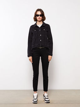 Kad?n Normal Bel Mercury Skinny Fit D?z Jean Pantolon