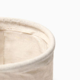 Текстильная корзинка Этель HOME, бежевая, 14×13 см, 50% хлопок, 50% п/э