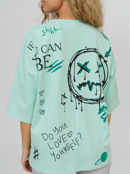 877 Футболка"Ментол"