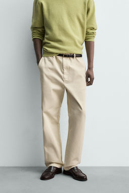 PANTALON CHINO REGULAR FIT / Beige claro - Zara фото 2