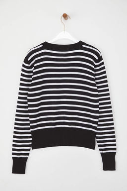 Siyah Pamuk Kar?s?ml? Basic Triko H?rka TWOAW26HI00187