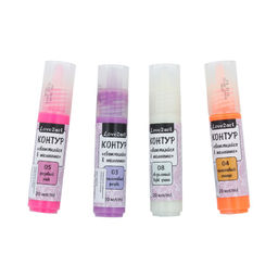 Краска акриловая Love2art контур светящийся в темноте CLGD-20 20 мл