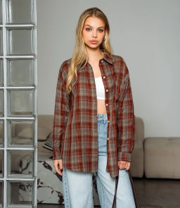 Рубашка #КТ7008 (2)-4, серый