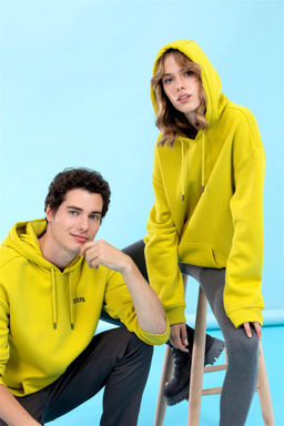 U. S. Polo Assn Базовая толстовка оверсайз с капюшоном Арахис (унисекс) - U.s. polo assn фото 4