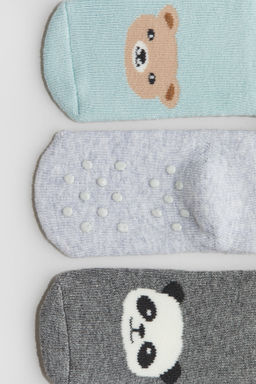 Pack de 3 calcetines en tejido rizado - H&m фото 6