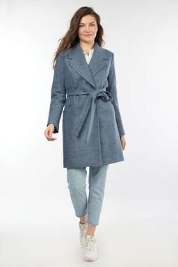 Пальто женское демисезонное(пояс) - El podio фото 2