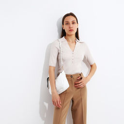 Сумка кросс-боди на молнии, цвет белый - Simaland фото 2