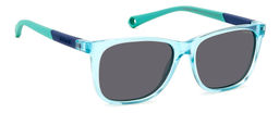 Солнцезащитные очки Polaroid Kids PLD 8058/S Лазурный, детские