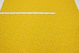 Плательная вискоза Весенние букетики цв.светлый шафран, СОРТ2, ш.1.45м, вискоза-100%, 135гр/м.кв - Купава фото 4