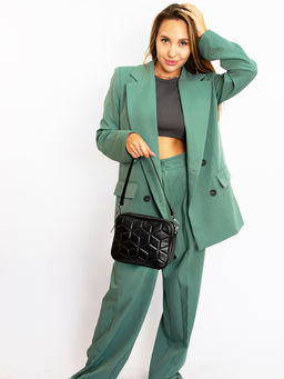 LACCOMA сумка C0771-черный натуральная кожа полиэстр