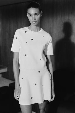 JEWEL BEAD KNIT SKIRT - Zara фото 3