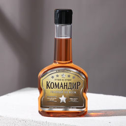 Подарочный набор Командир, гель для душа коньяк 250 мл и мыло для рук 90 г, Чистое счастье