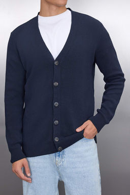 TRENDYOL MAN Vizon Slim Fit Pamuklu V Yaka Dugmeli H?rka TMNAW21HI0274 - Trendyolmilla фото 22