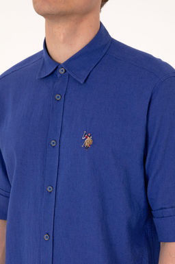 Erkek Mavi Uzun Kollu Basic G_mlek Sepette S_rpriz _ndirim - U.s. polo assn фото 7