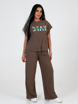 СК-2312 ЖЕНСКИЙ СПОРТИВНЫЙ КОСТЮМ (Кофе) - А-дина фото 4