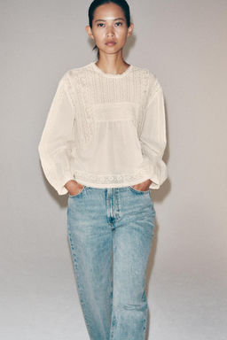 ZW COLLECTION EMBROIDERED SHIRT - Zara фото 19