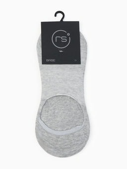 Носки-подследники с компрессией, размер 42-45, серые