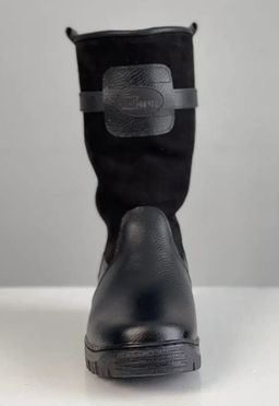 Монголки высокие черные, литая подошва