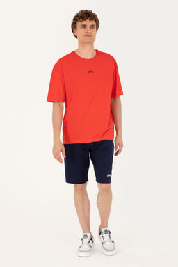 Футболка мужская U.S. Polo Assn красная хлопок  фото 11