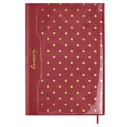 Записная книжка, А6+, арт. 57587/ 20 ПВХ БОРДОВЫЙ - Escalada фото 2