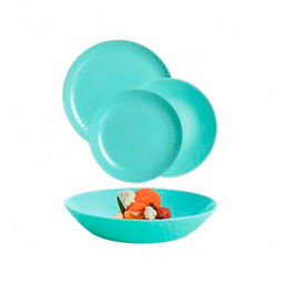 Набор столовый PAMPILLE TURQUOISE 18 предметов арт.Q6154 /Люминарк/