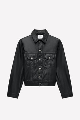 WAXED DENIM JACKET LUDOVIC DE SAINT SERNIN x ZARA