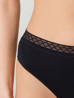 Цена за 2 штуки! Трусы слипы женские черные в наборе, 5 шт - Mark formelle фото 6