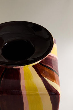 STRIPED CERAMIC VASE X COLLAGERIE - Zara фото 3