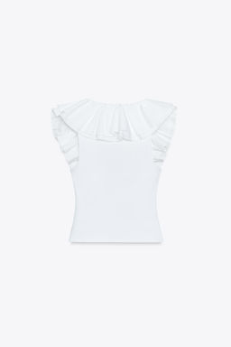 RUFFLED TOP - Zara фото 7