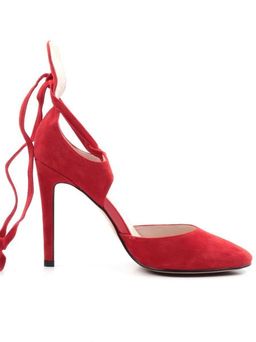 06-V-892 RED Туфли женские (натуральная замша) - Фабричный китай фото 10