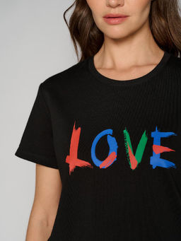 Футболка женская 12411-42025 black - Eleganzza фото 11