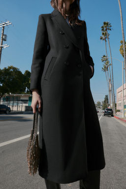 LONG DOUBLE-BREASTED COAT - Zara фото 12