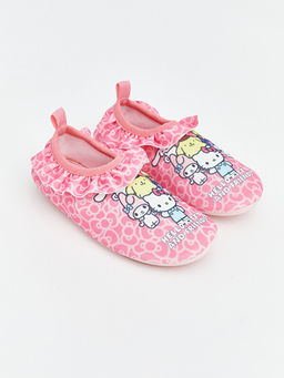 Hello Kitty Bask?l? K?z ?ocuk Deniz Ayakkab?s?