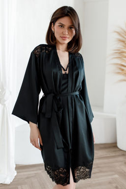 D0142 ЧЕРНЫЙ ХАЛАТ
