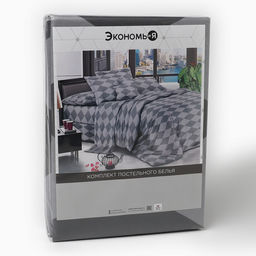 Постельное бельё 2 сп Экономь и Я Mosaic, 173х215см, 175х214см, 50х70см-2шт, микрофибра, 60г/м2  фото 5