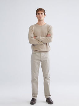 Bisiklet Yaka Erkek Triko Kazak