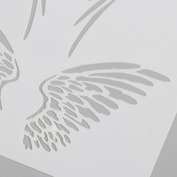 Цена за 3 шт. Трафарет пластик «Ангельские крылья», 15×15 см