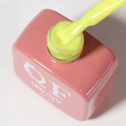 Гель лак для ногтей, однотонный, трехфазный, 10 мл, LED/UV, желтый (204)