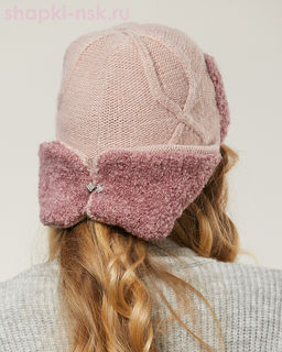 03024BKEM Алсу Ушанка женская флис (56-58)