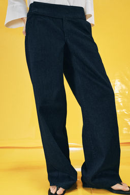 Z1975 WIDE-LEG HIGH-WAIST FULL LENGTH JEANS - Zara фото 8