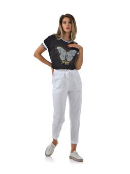 Хлопковые комфортные брюки резинка по поясу - А+б коллекция фото 4