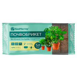 Почвобрикет "Зеленая пальма" 5л