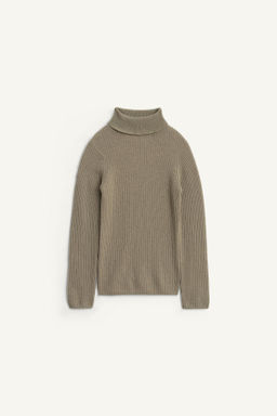 100% WOOL TURTLENECK JUMPER LIMITED EDITION - Zara фото 4