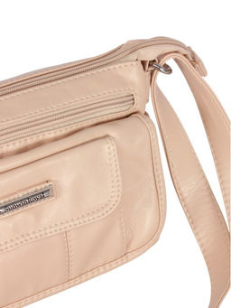 Сумка женская искусственная кожа Guecca-120, 3 отд, плечевой ремень, св. бежевый SALE 264067 - Adelia фото 8