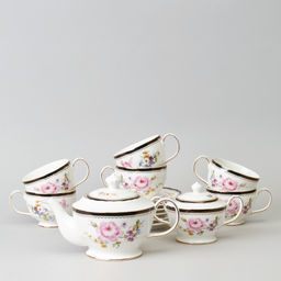 ЧАЙНЫЙ СЕРВИЗ LEFARD NOSTALGIE НА 6 ПЕР. 14 ПР.