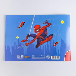 Альбом для рисования А4, 40 листов 100 г/м, на скрепке, Человек-паук - Marvel фото 3