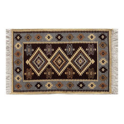 Коврик для в/к из 1шт 50х80см UK1878 (коричневый-бежевый) /BANYOLIN/