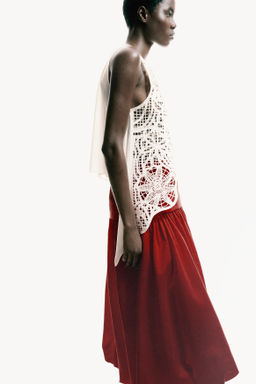 Top asim?trico efecto crochet - H&m фото 2