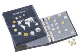Альбом для монет с 5 листами формата Optima Синий World money (LEUCHTTURM 323813)