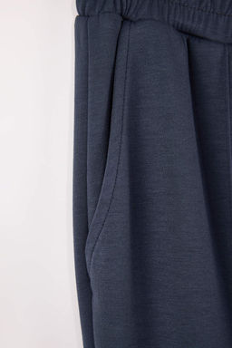 Indigo Regular/Normal Kesim Nervur Dikisli Yumusak Dokulu Esofman Alt? TMNSS26EA00001 - Trendyolmilla фото 2